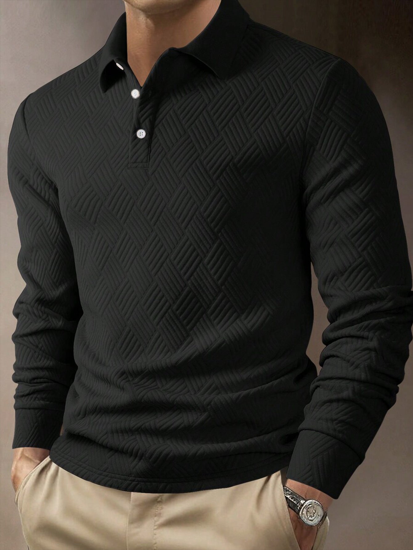 Long Sleeve Polo Shirt