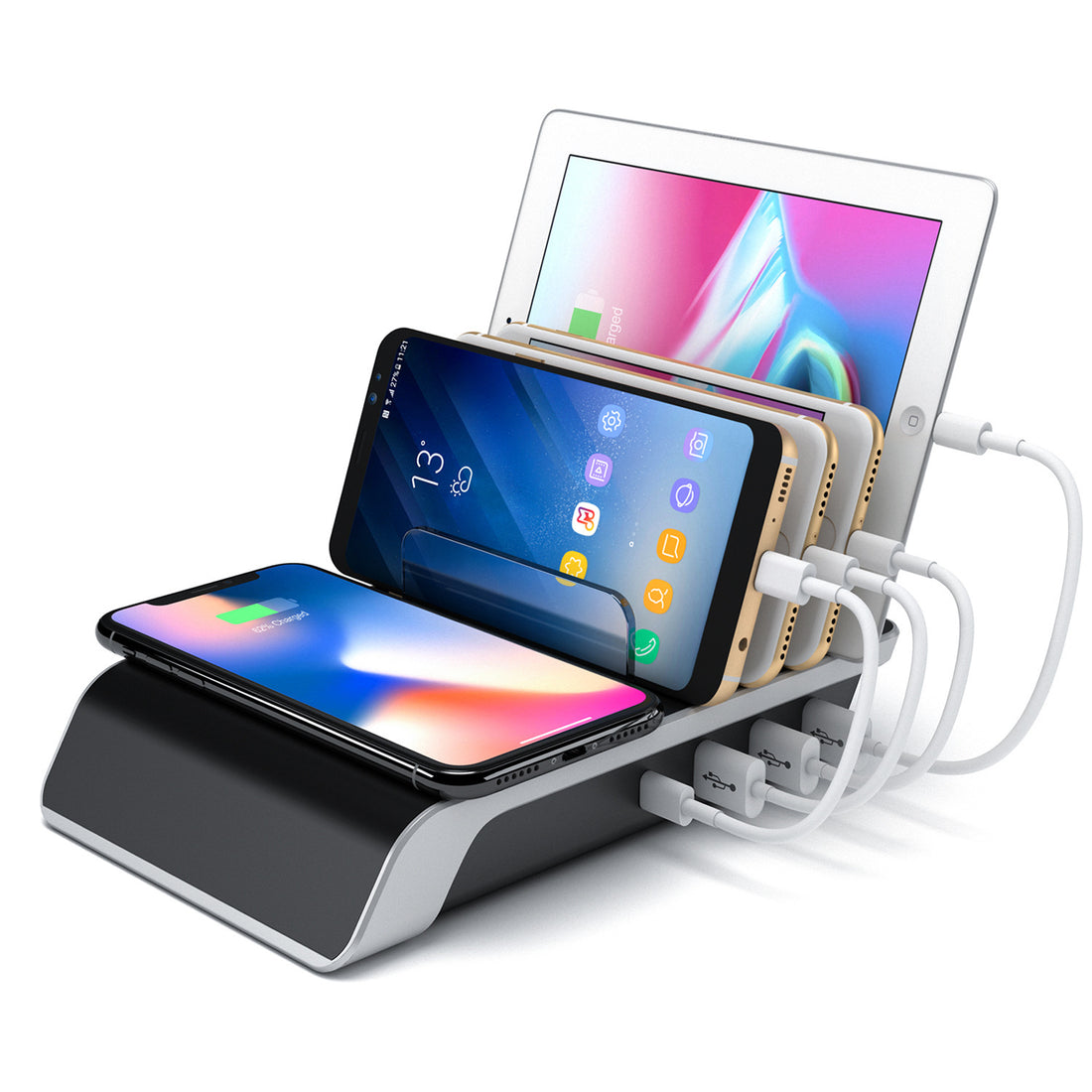 Mobile phone tablet charging stand