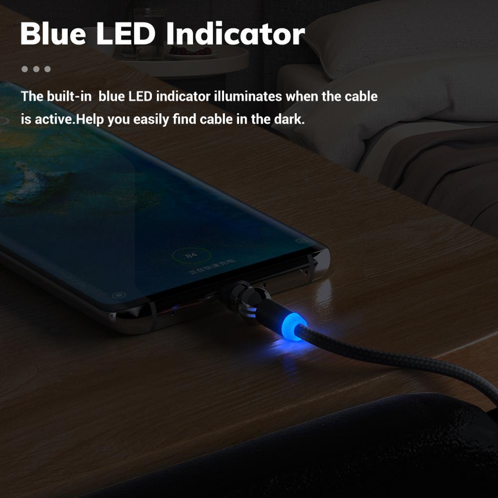 Compatible with  , 360 degree rotation of magnetic charger