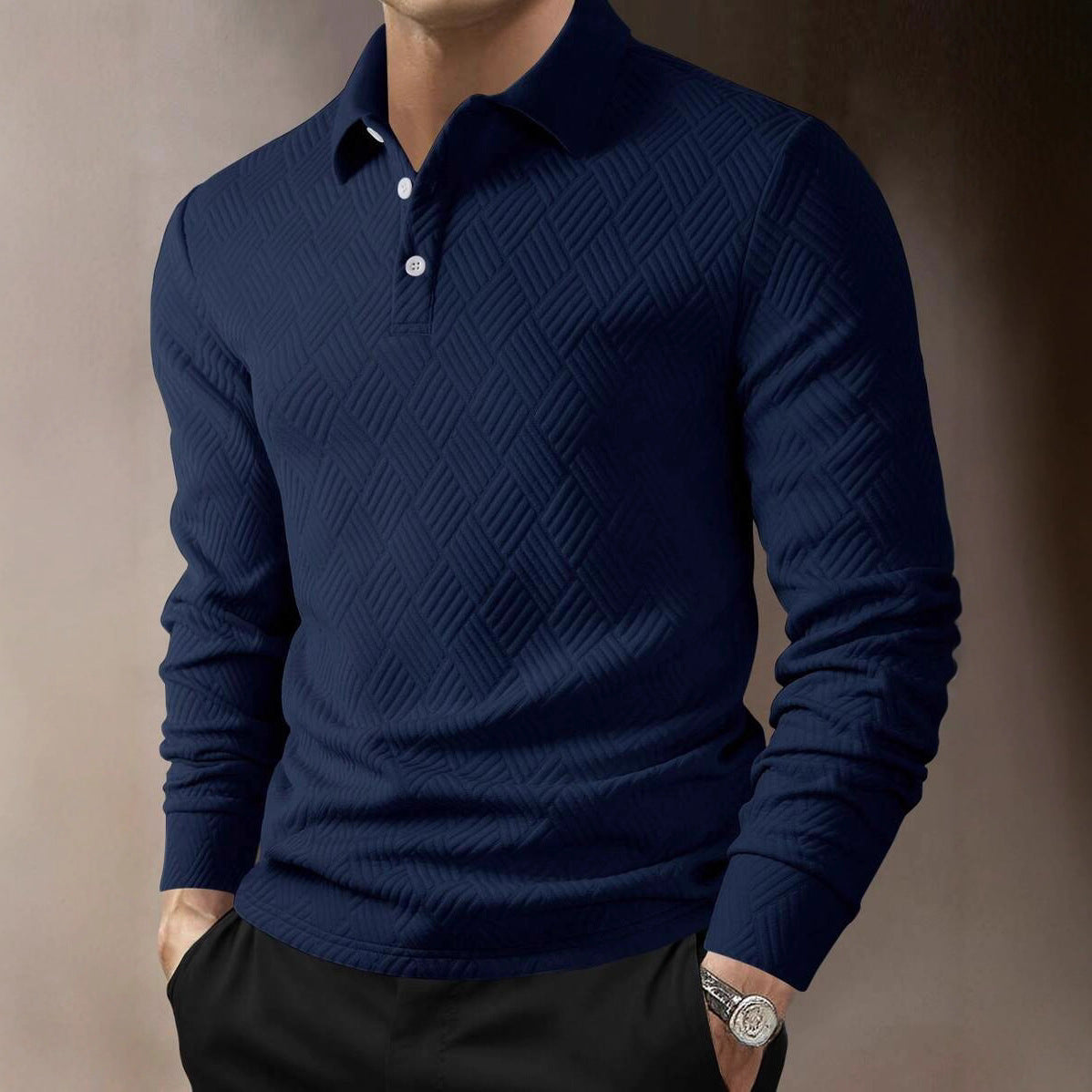 Long Sleeve Polo Shirt