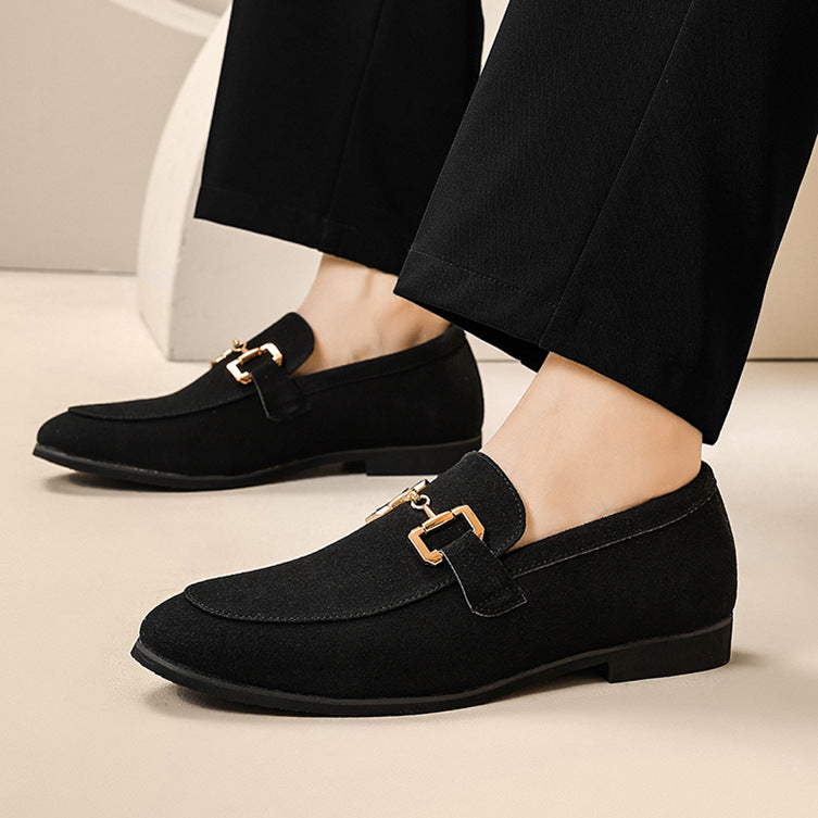 Fashion Personality Suede Leather Shoes for Men