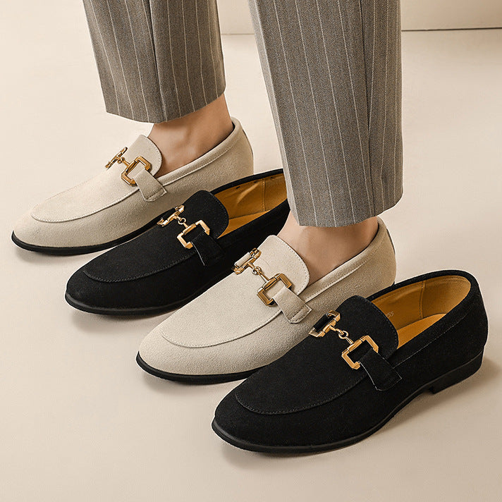 Fashion Personality Suede Leather Shoes for Men