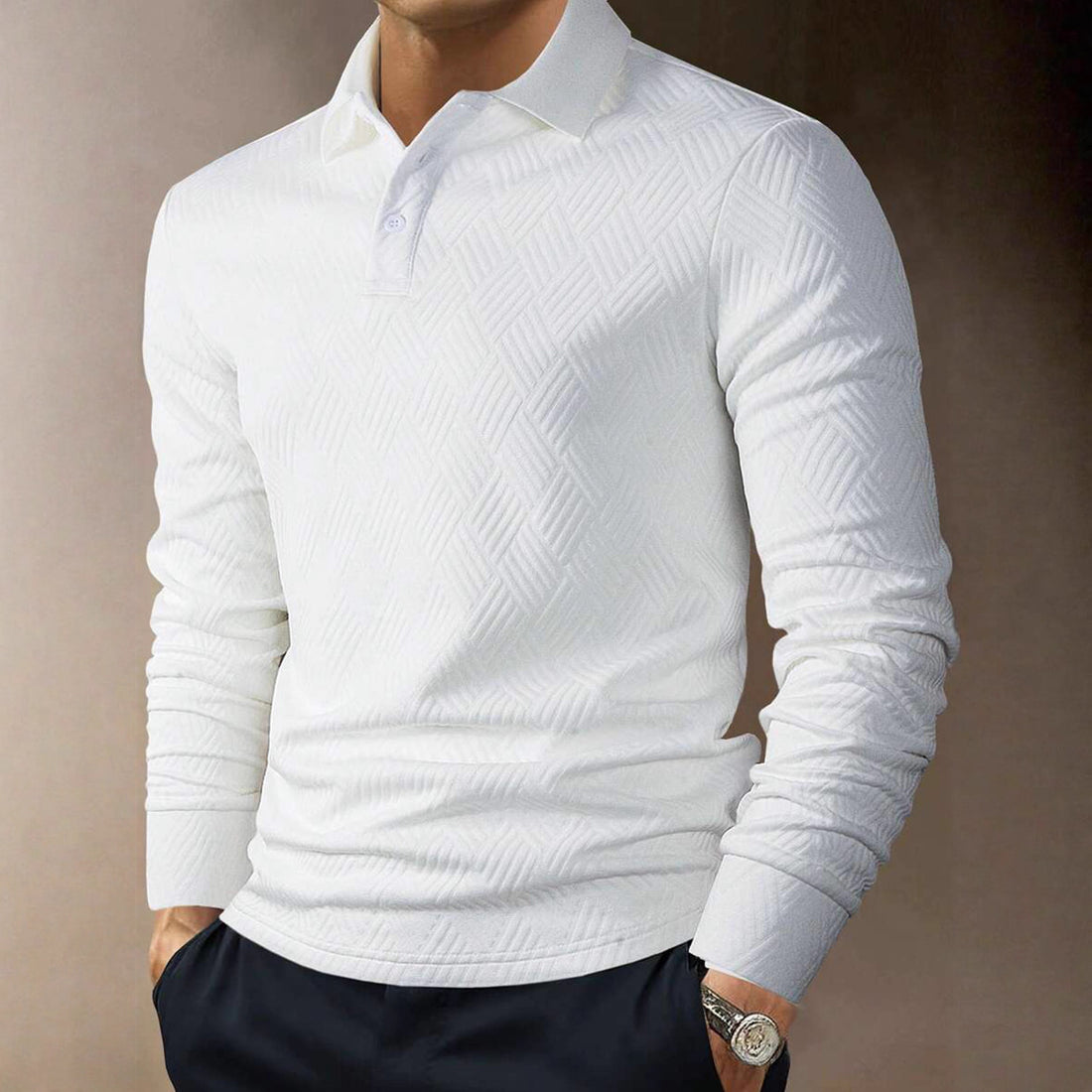 Long Sleeve Polo Shirt
